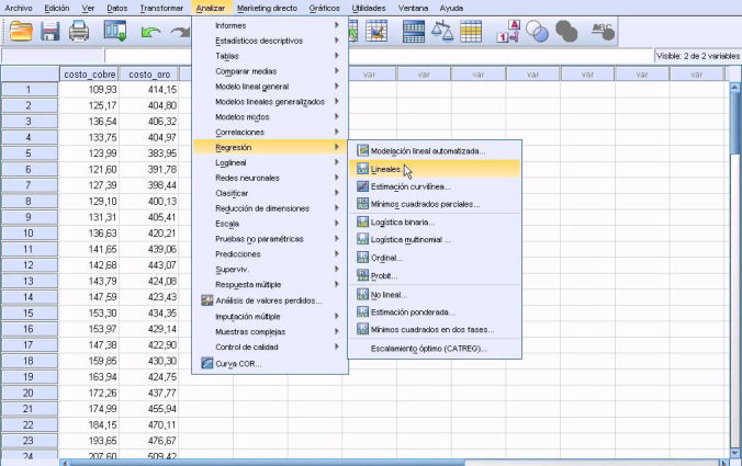 spss de regresyon analizi 