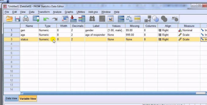 SPSS veri girişi nasıl yapılır